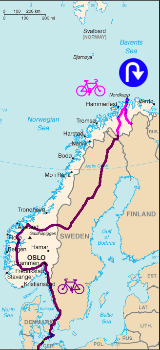 Norvège (nord) / Norvegio (nordo)