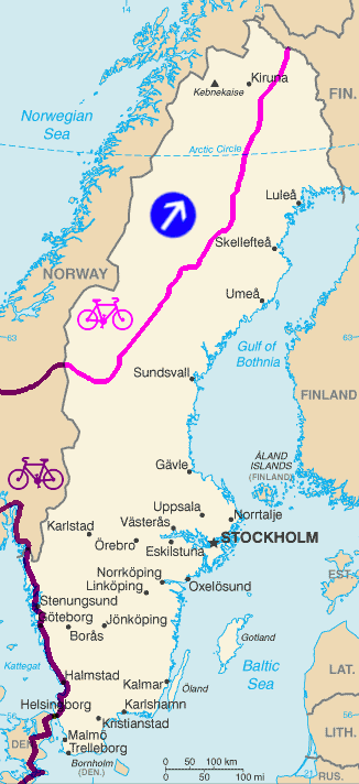 Suède (nord) / Svedio (nordo)